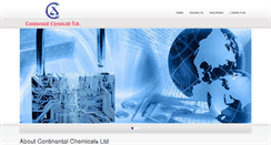 Desktop Screenshot of continentalchemicalsltd.com