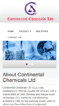 Mobile Screenshot of continentalchemicalsltd.com